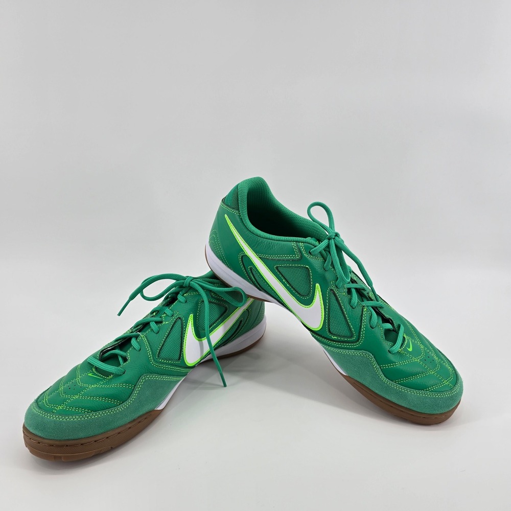 Nike Gato Soccer Shoes Mens Indoor Futsal Green White HQ6019-300 Size 14 NWOT
